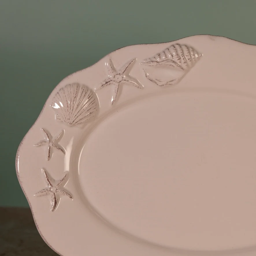 LAGUNA COASTAL OVAL PLATTER WHITE - Image 3