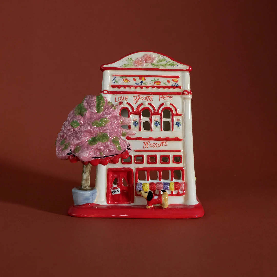 Love Blooms Here Candle House