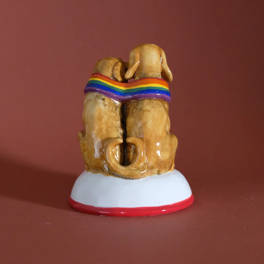 Love is Love Dogs Figurine - Image 3