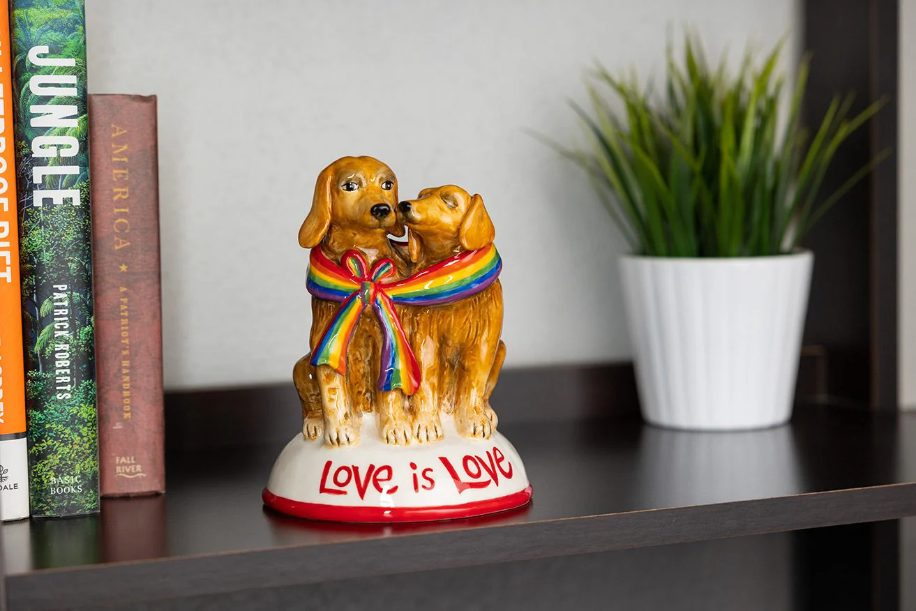 Love is Love Dogs Figurine - Image 7