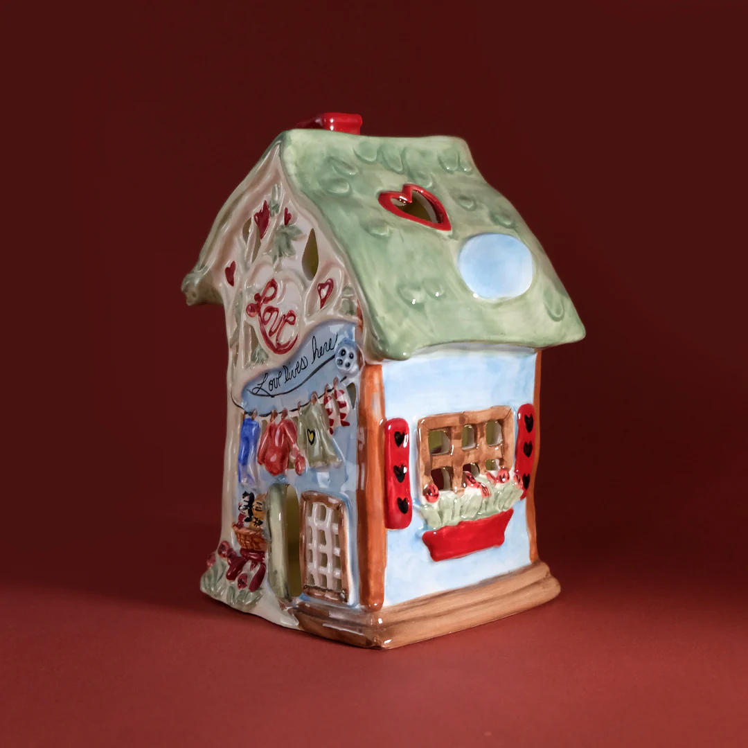 Love Lives Here Candle House - Image 2