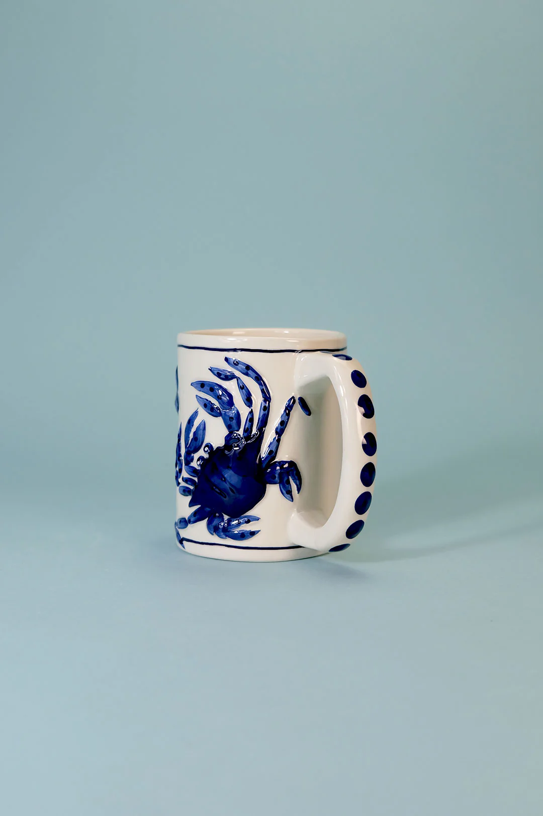 MAGIC SEA CRAB MUG - COBALT BLUE - Image 3