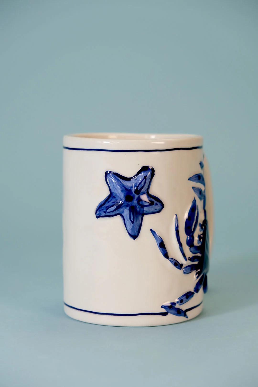 MAGIC SEA CRAB MUG - COBALT BLUE - Image 8