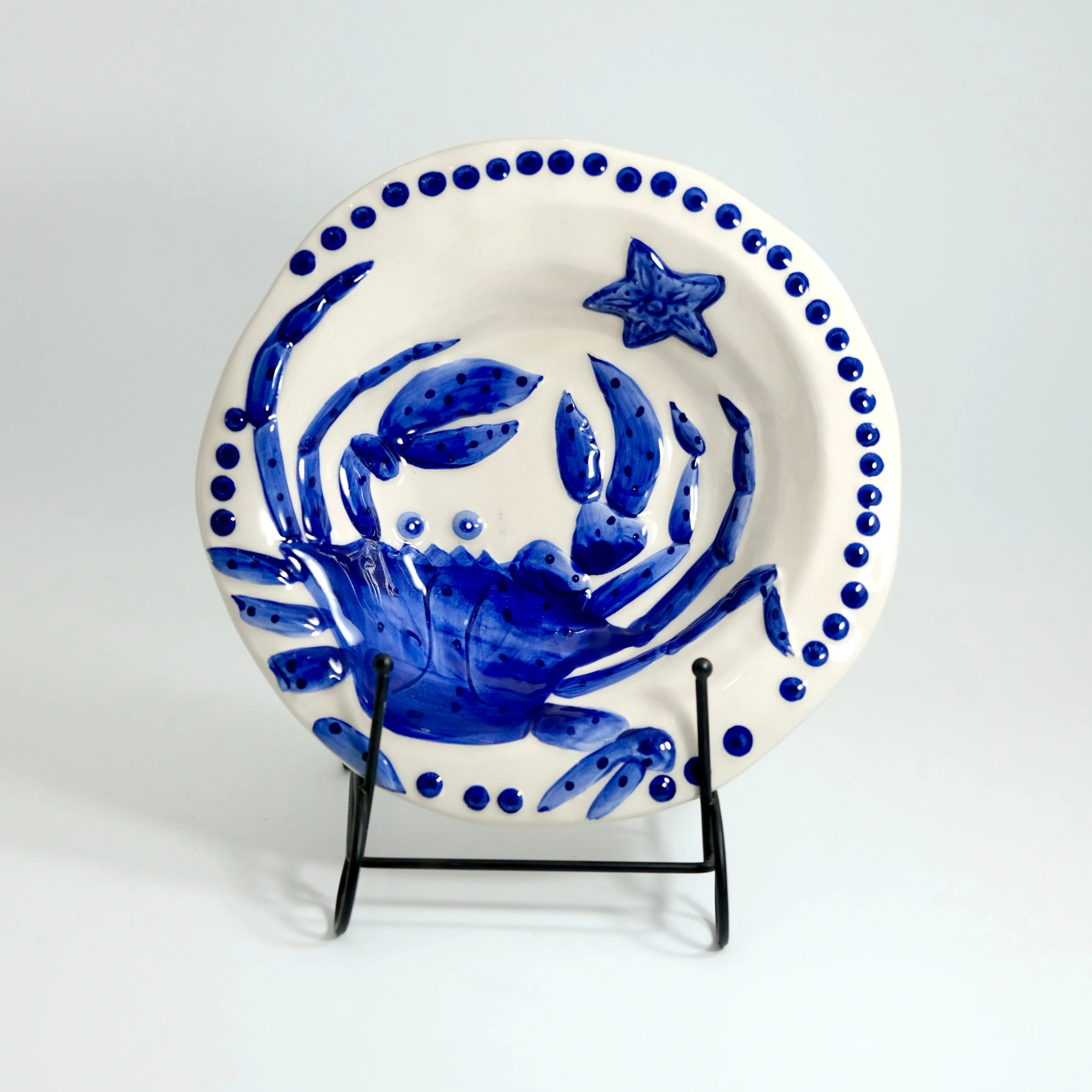 MAGIC SEA CRAB SOUP BOWL - COBALT BLUE - Image 4