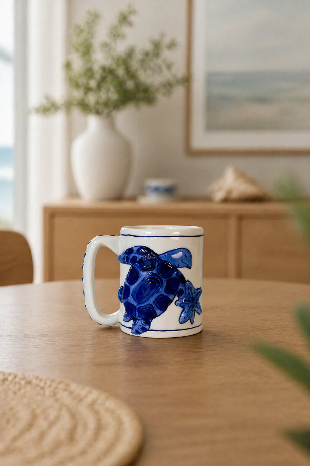 MAGIC SEA TURTLE MUG - COBALT BLUE - Image 2