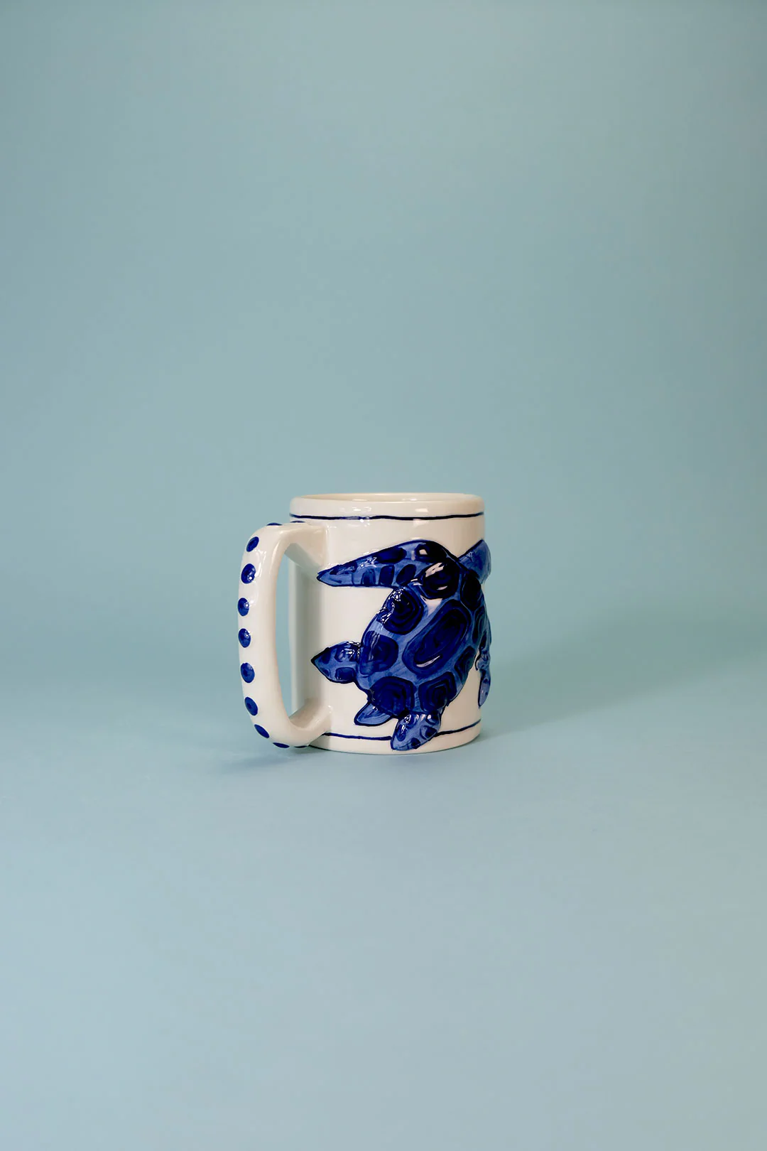 MAGIC SEA TURTLE MUG - COBALT BLUE - Image 3