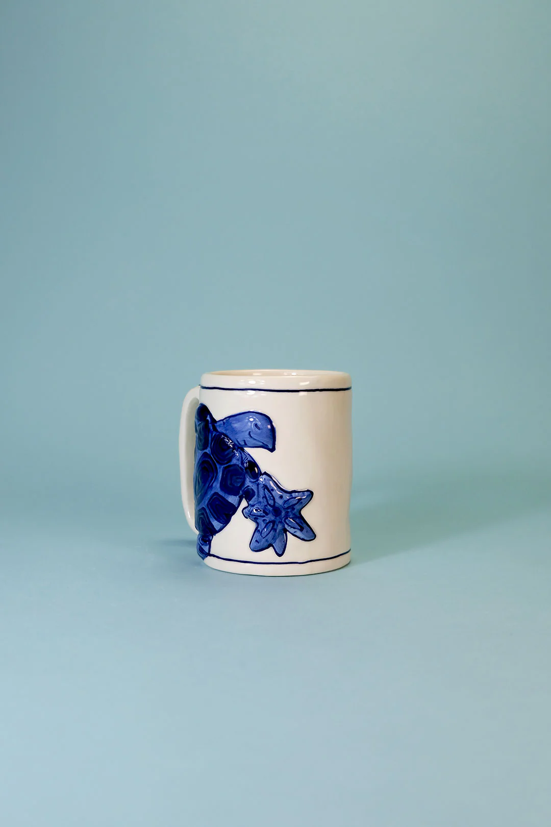 MAGIC SEA TURTLE MUG - COBALT BLUE - Image 4