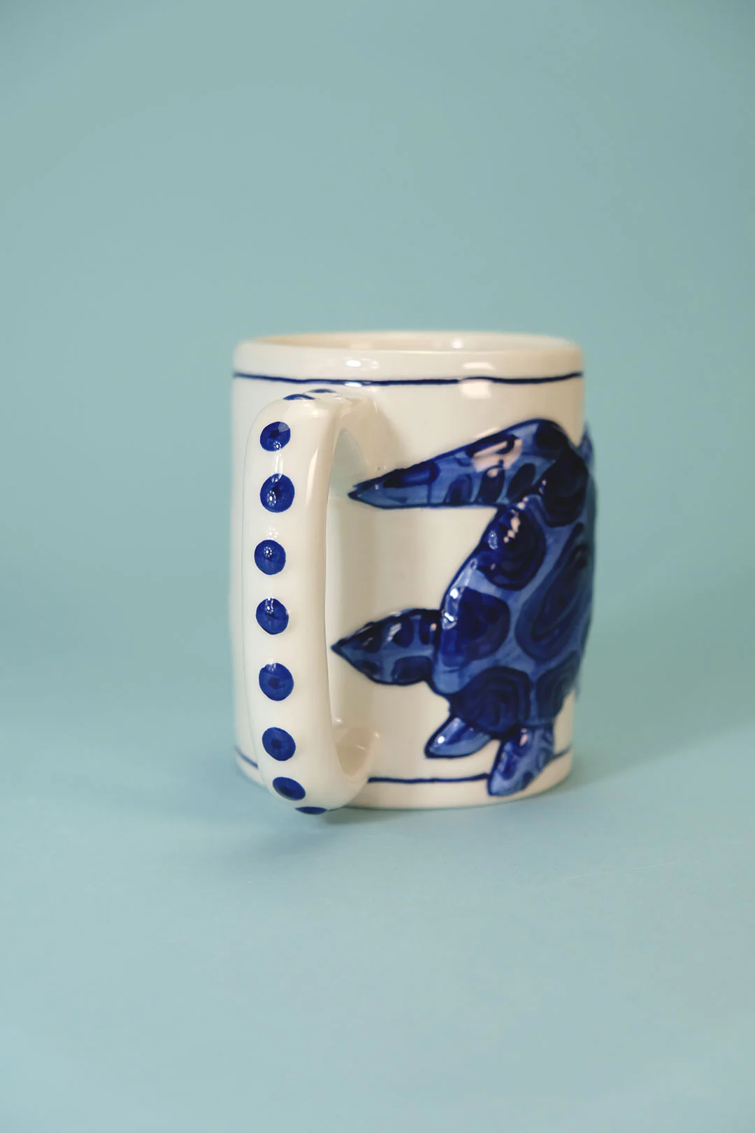 MAGIC SEA TURTLE MUG - COBALT BLUE - Image 7