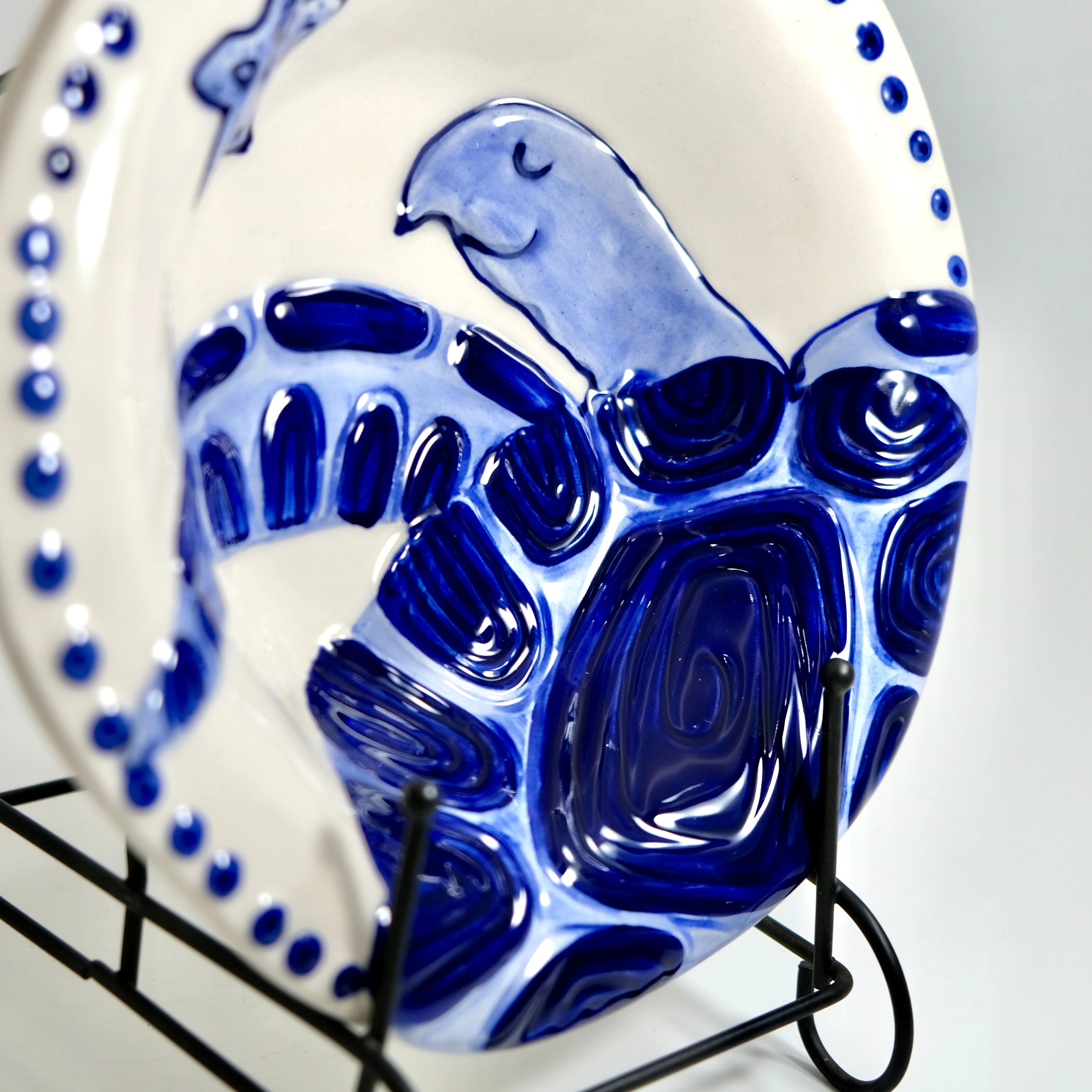 MAGIC SEA TURTLE SOUP BOWL - COBALT BLUE - Image 2