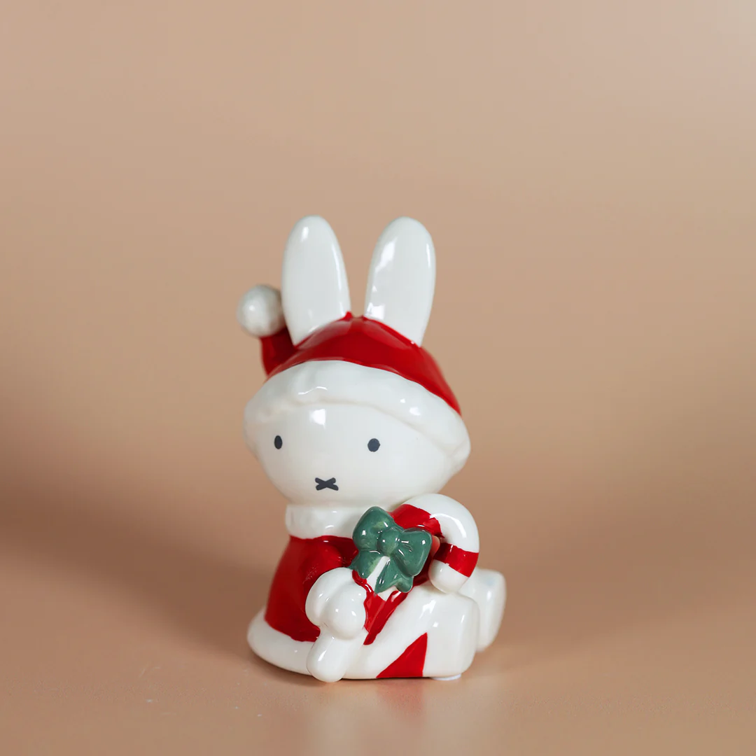 Miffy Candy Cane Cuddles Figurine - Image 3