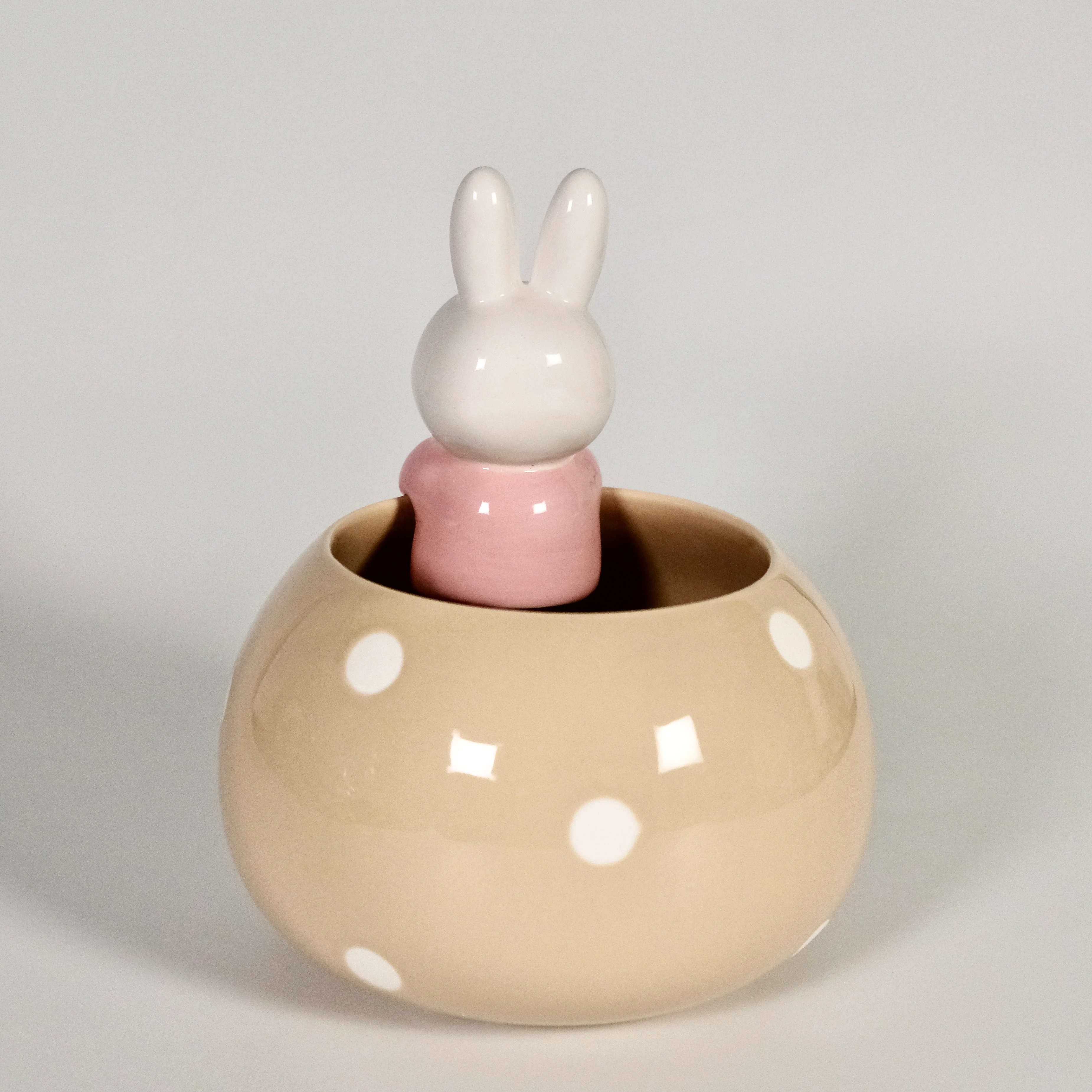Miffy Peek-A-Bloom Beige Planter - Image 3