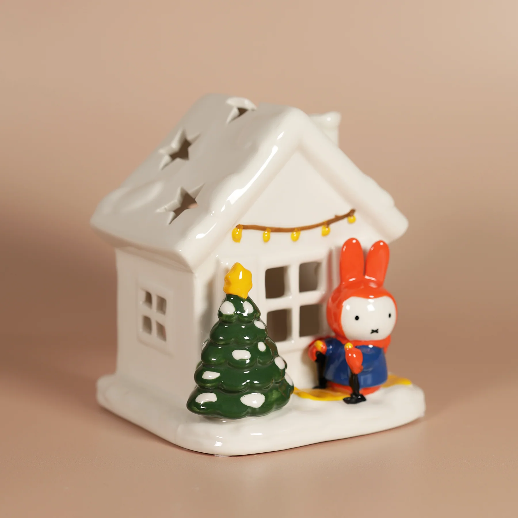 MIFFY SNOWY SKIIING CANDLE HOUSE - Image 3