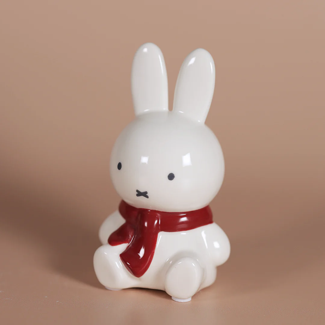 Miffy's Burgundy Scarf Figurine - Image 3