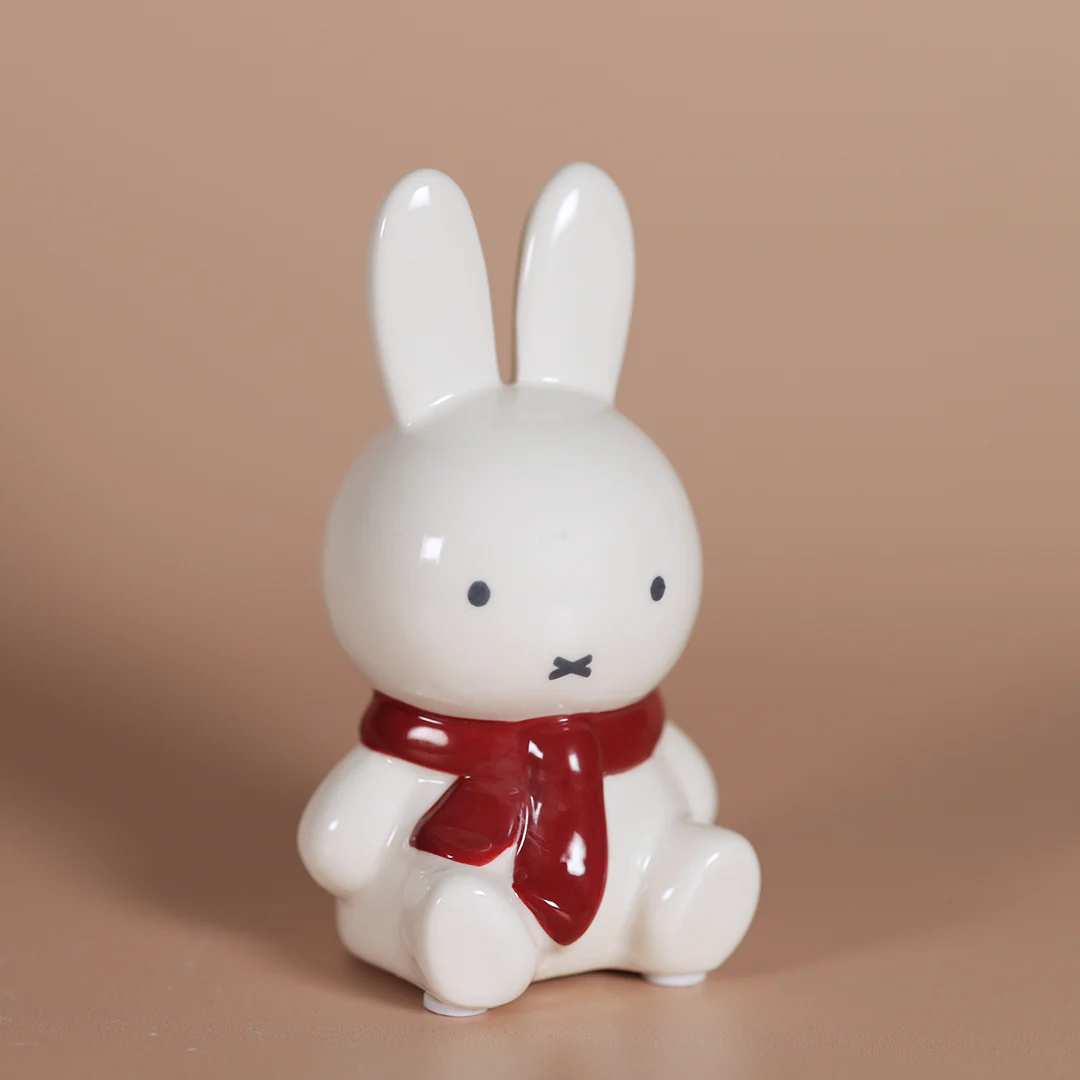 Miffy's Burgundy Scarf Figurine - Image 5