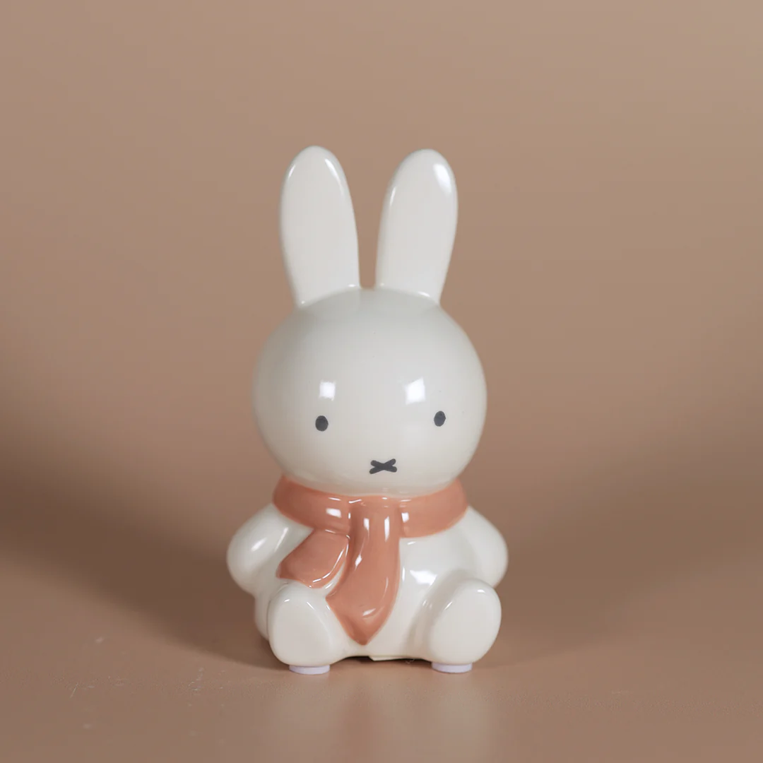 Miffy's Blush Scarf Figurine