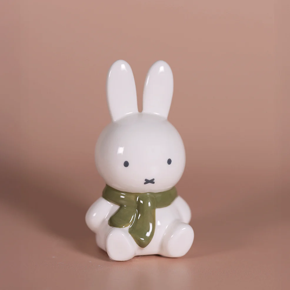 Miffy's Olive Green Scarf Figurine
