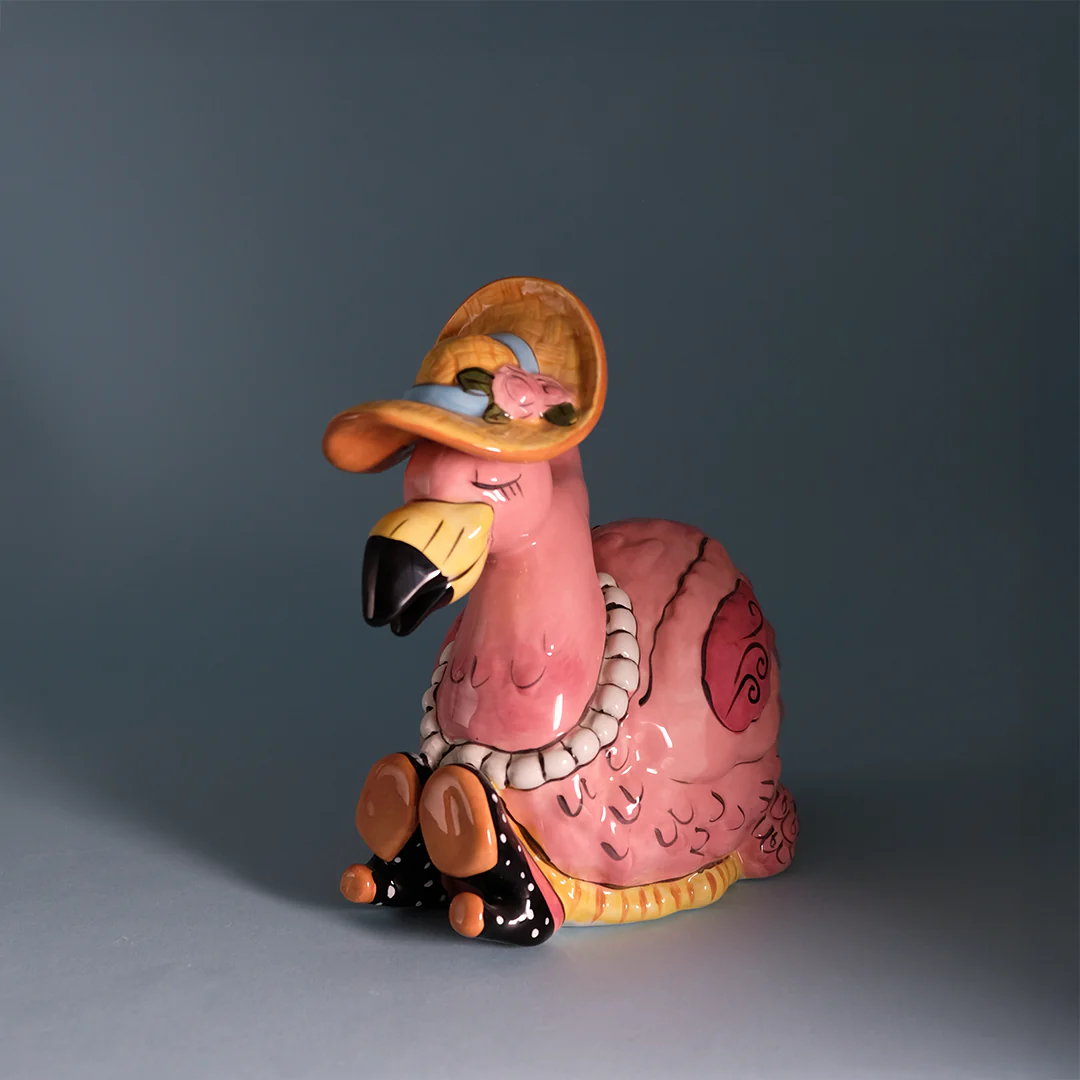 Miss Precious Flamingo Figurine