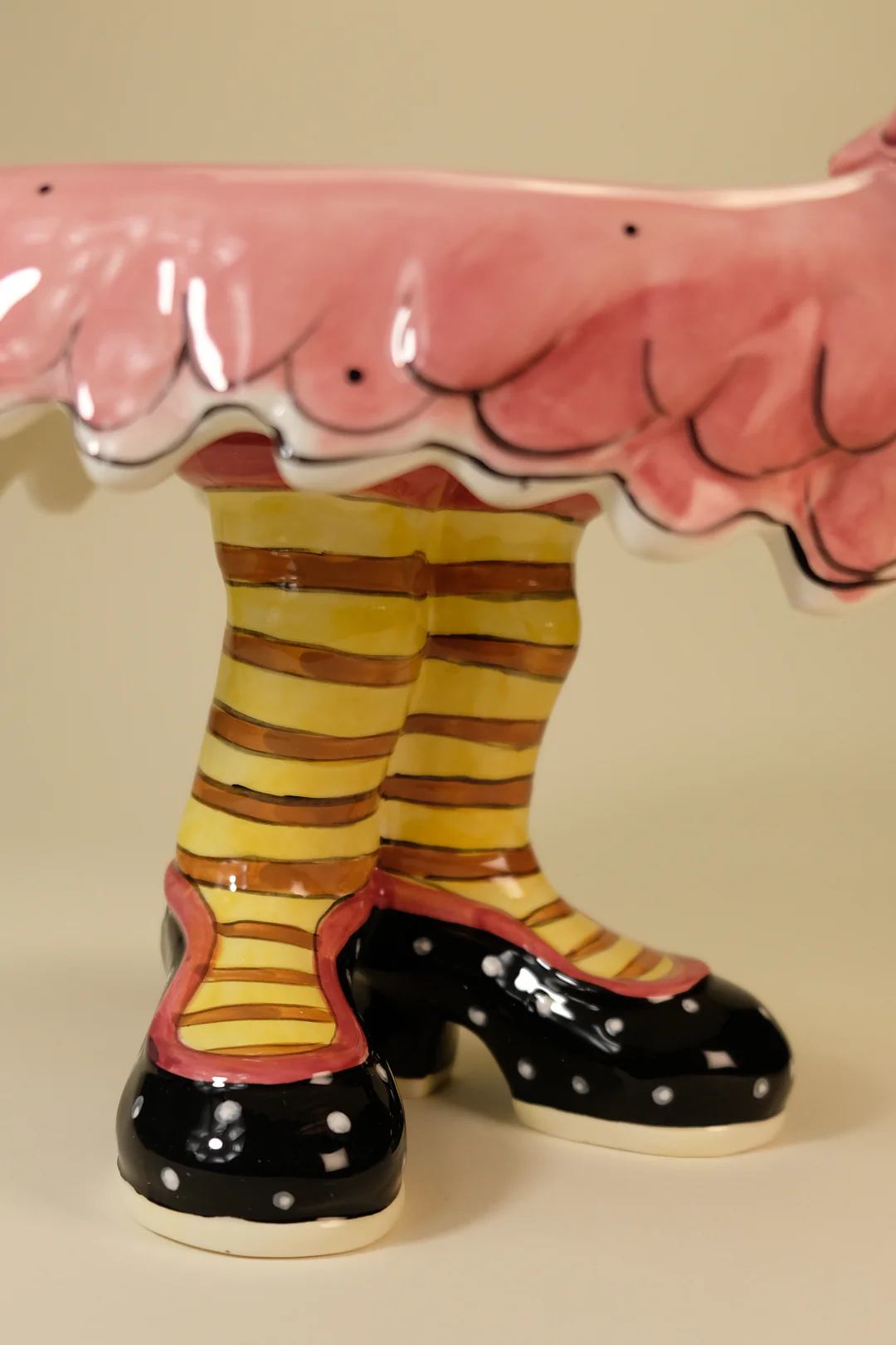 Miss Precious Flamingo Footed Cake Plate - Image 10
