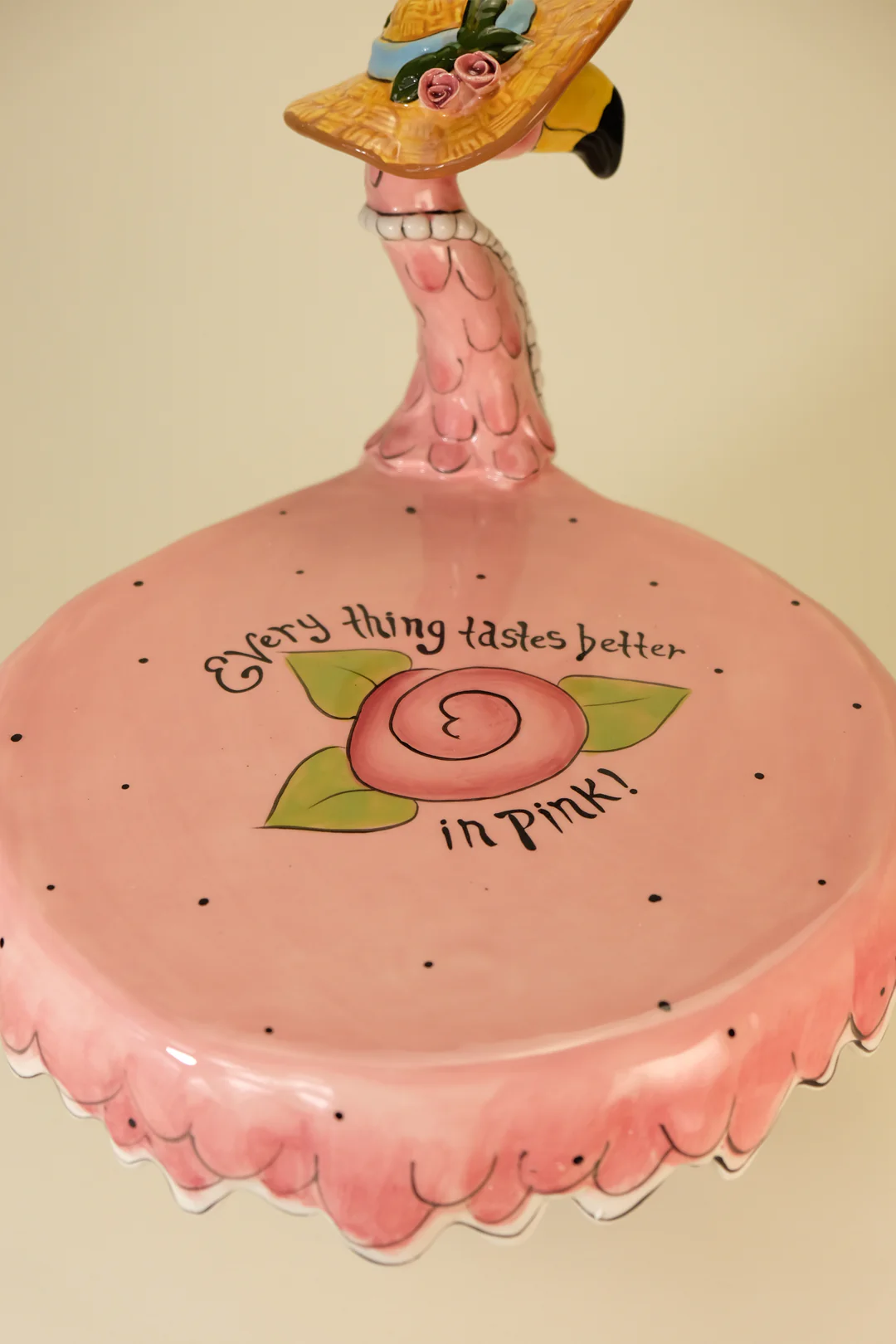 Miss Precious Flamingo Footed Cake Plate - Image 8