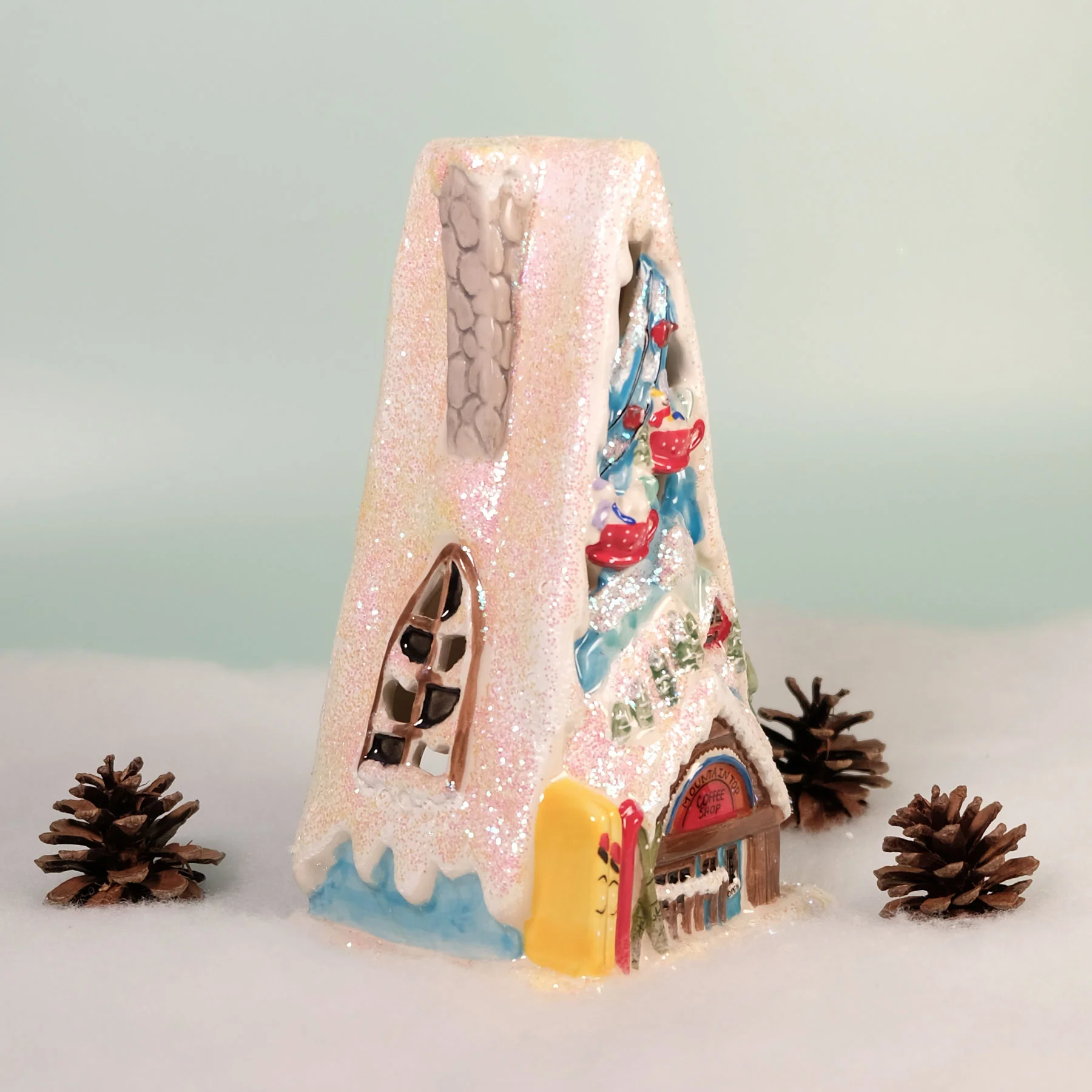 Mountain Top Coffee Shop Candle House - Image 2