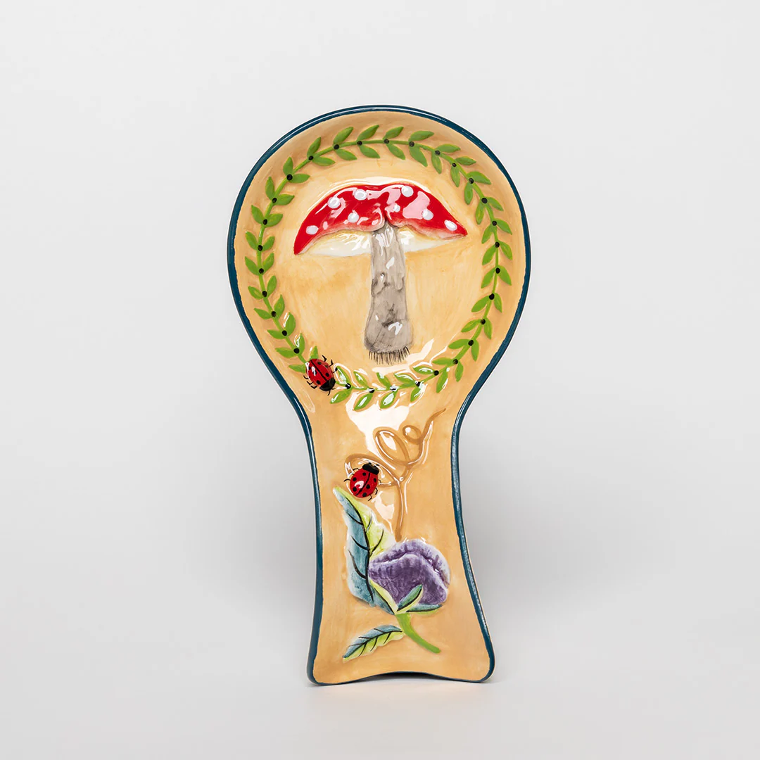 Clayworks Mushroom Spoon Rest
