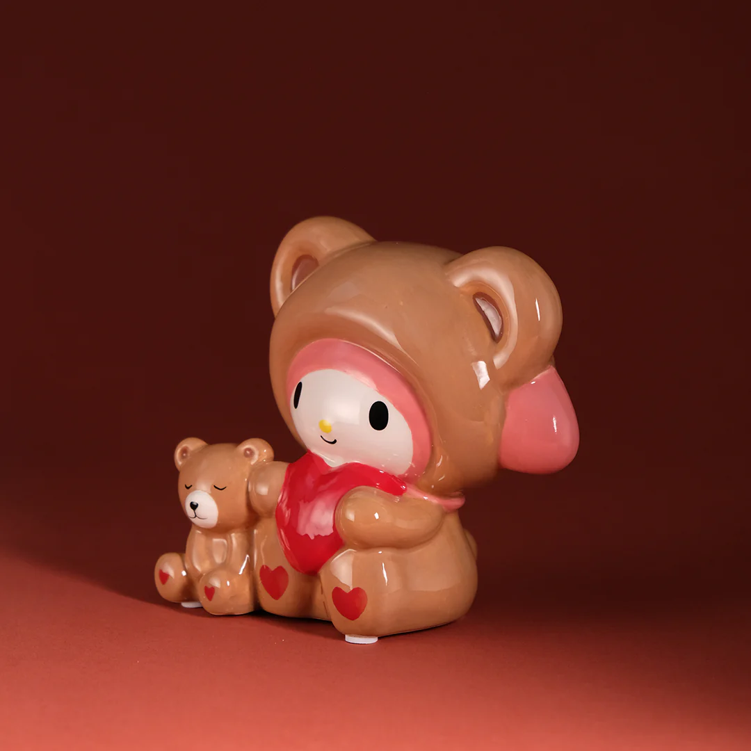 My Melody and Teddy Bear Love Figurine - Image 2