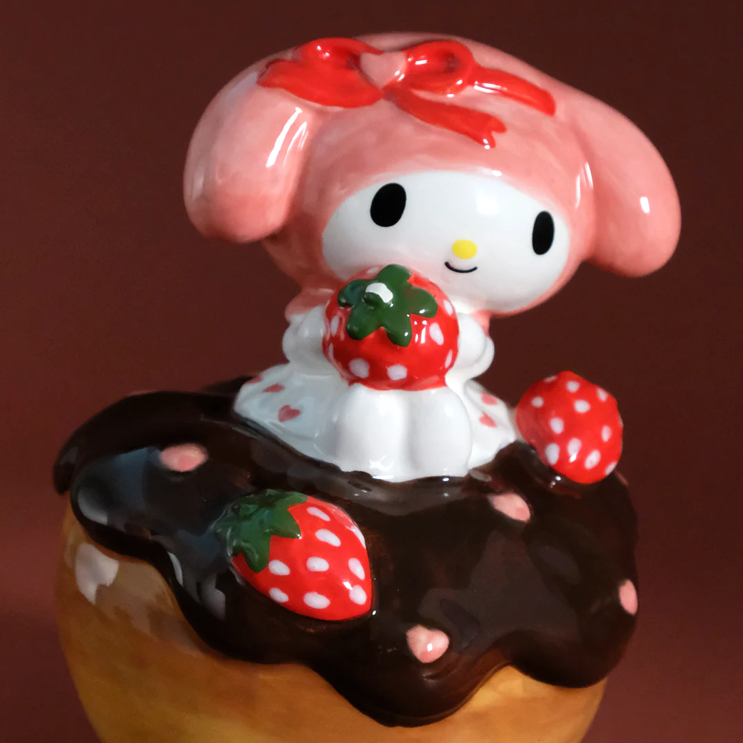 My Melody Strawberry Donut Figurine - Image 5