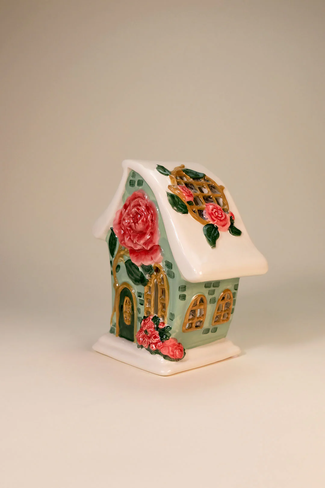 Peony Petal Cottage Candle House - Image 3