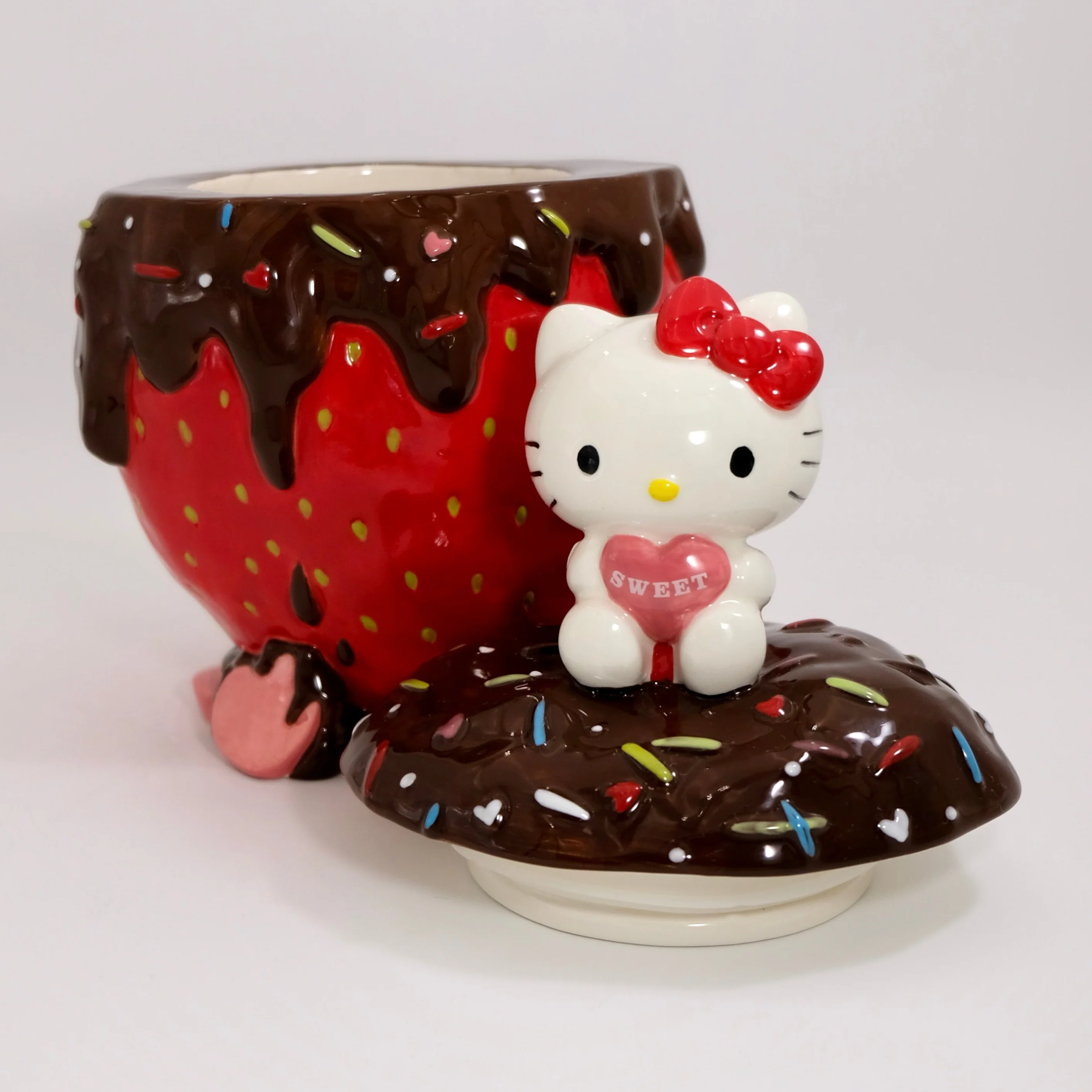 Hello Kitty Strawberry Cookie Jar - Image 3