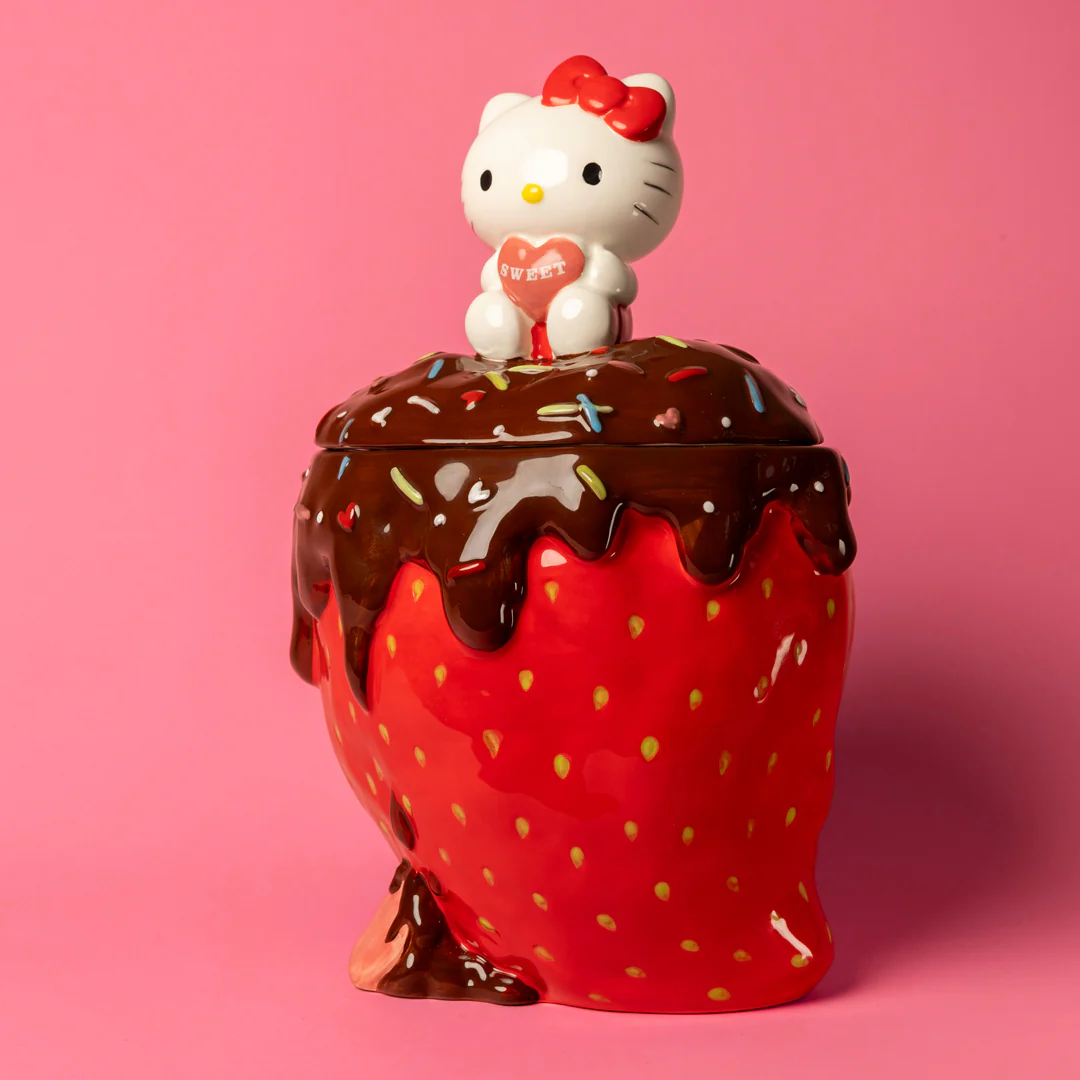 Hello Kitty Strawberry Cookie Jar - Image 6