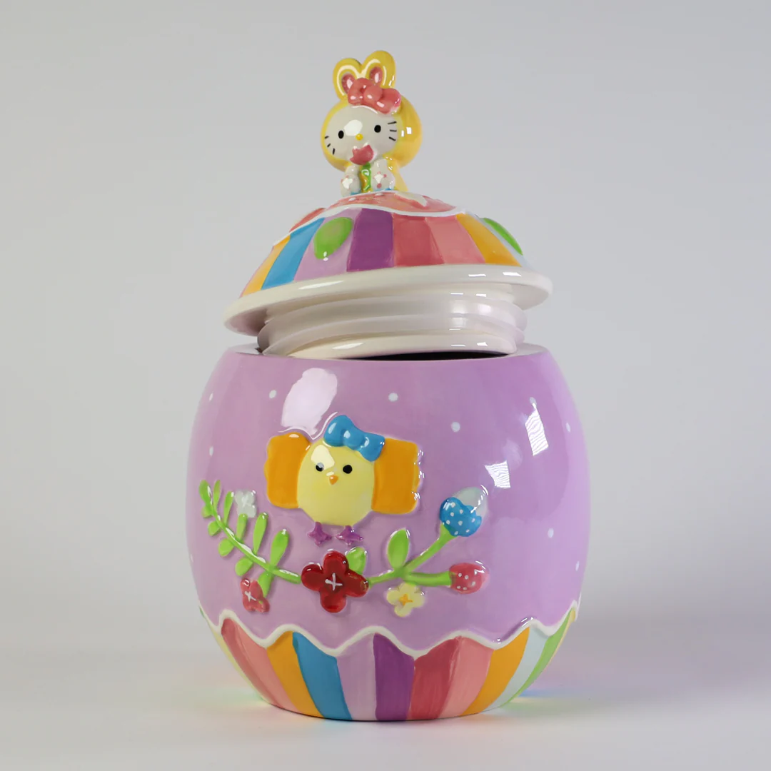 Hello Kitty Easter Egg Cookie Jar - Image 3