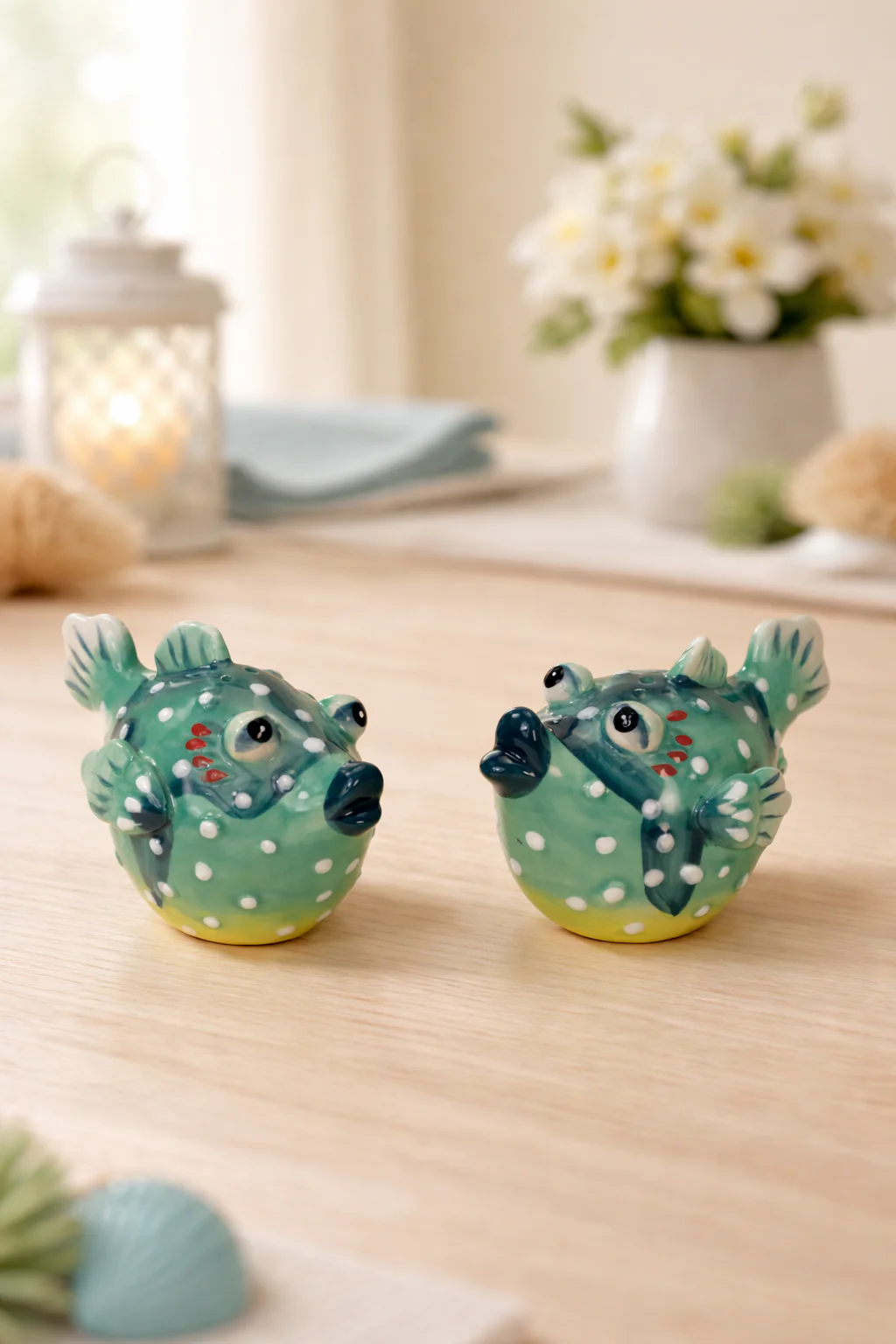 Puffer Fish Salt & Pepper Set - Image 2