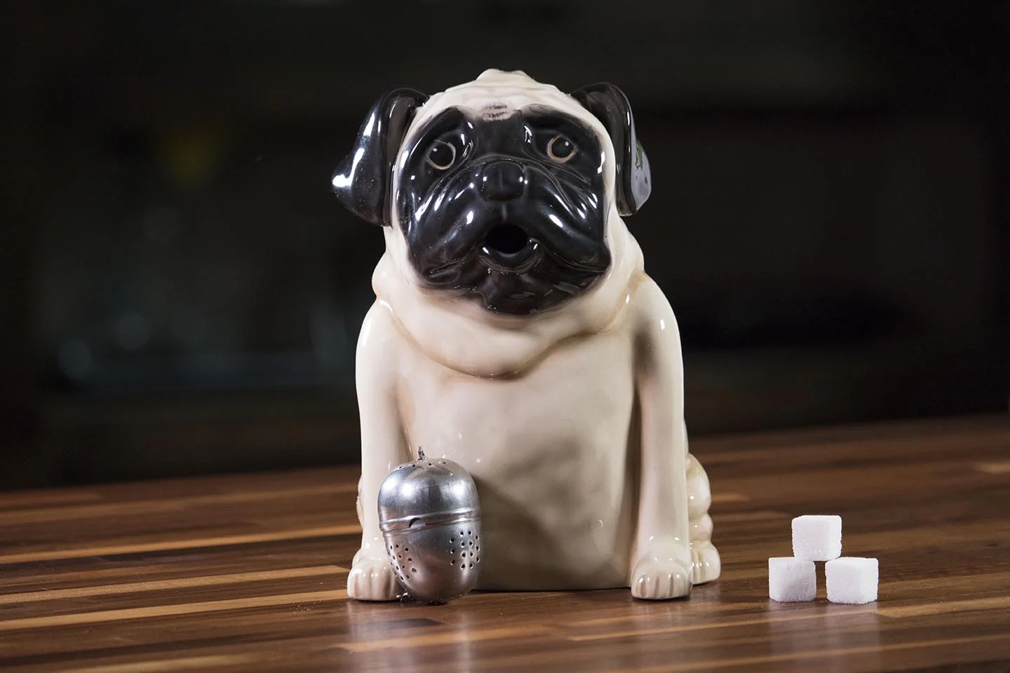 Pug Teapot - Cream - Image 2