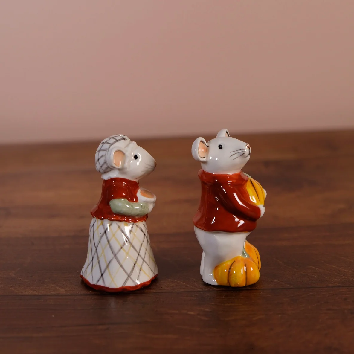 Pumpkin Pie Mice Salt and Pepper Set - Image 2