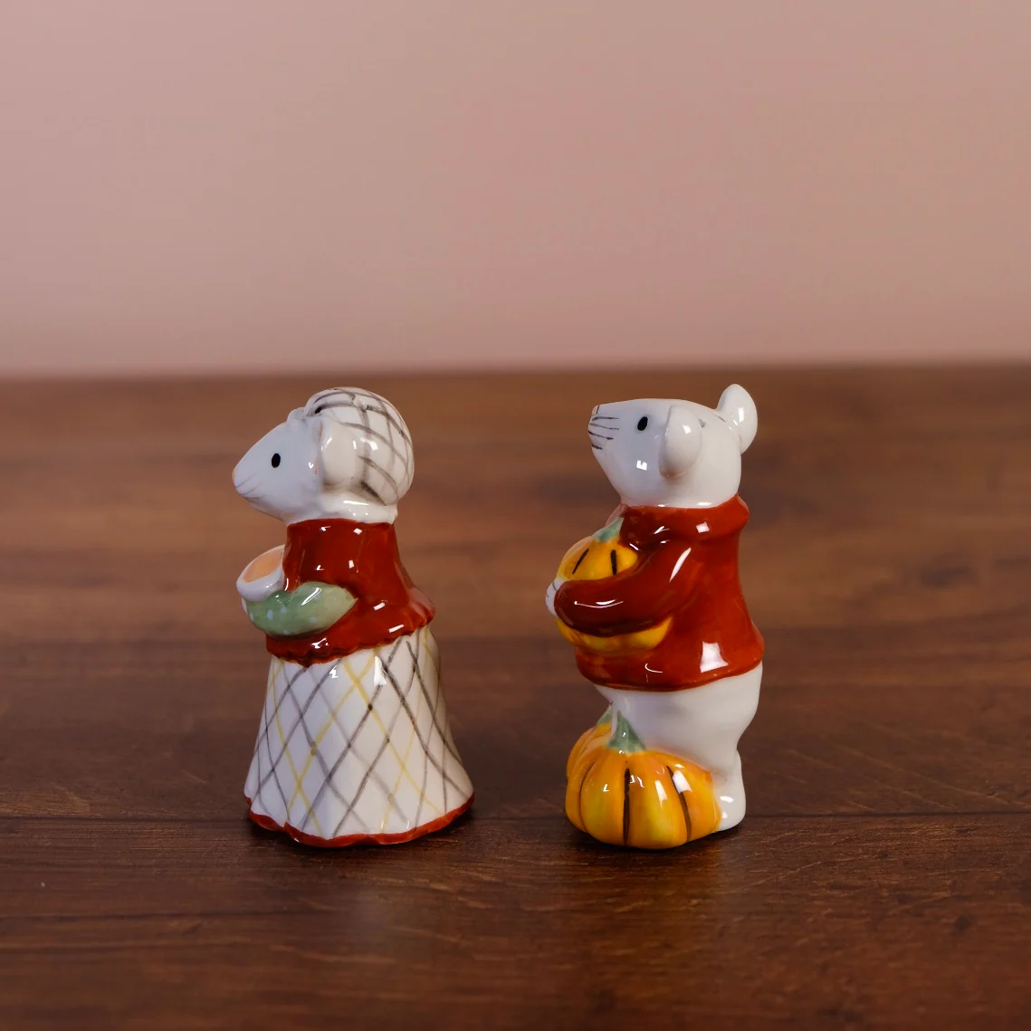 Pumpkin Pie Mice Salt and Pepper Set - Image 3