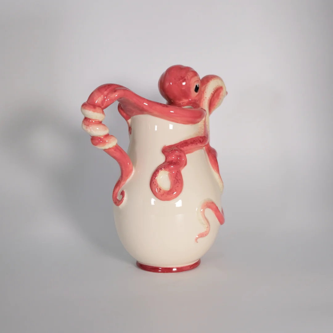 Red Octopus Pitcher - Image 3