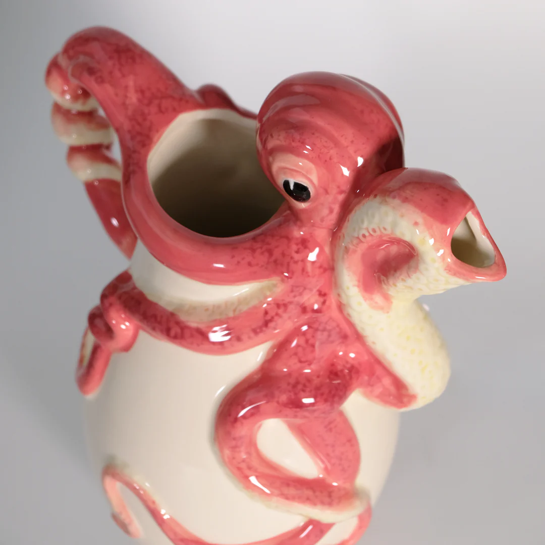 Red Octopus Pitcher - Image 6