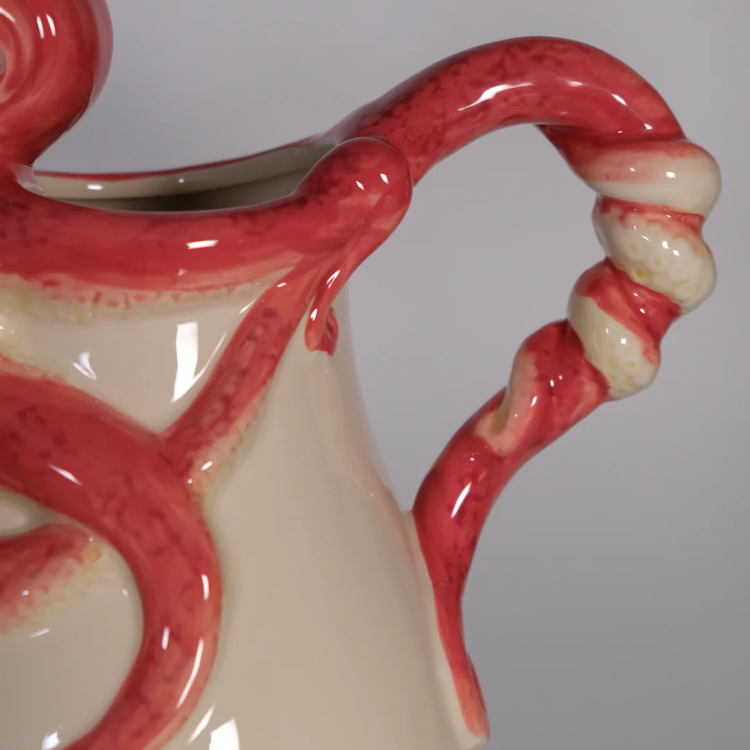 Red Octopus Pitcher - Image 7