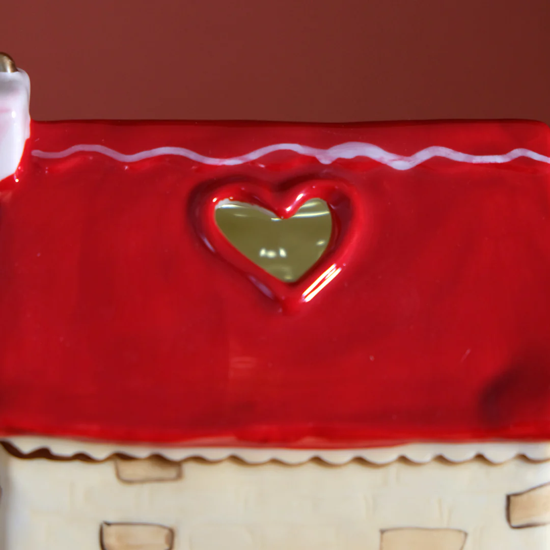 Red Rose Cottage Small Candle House - Image 6