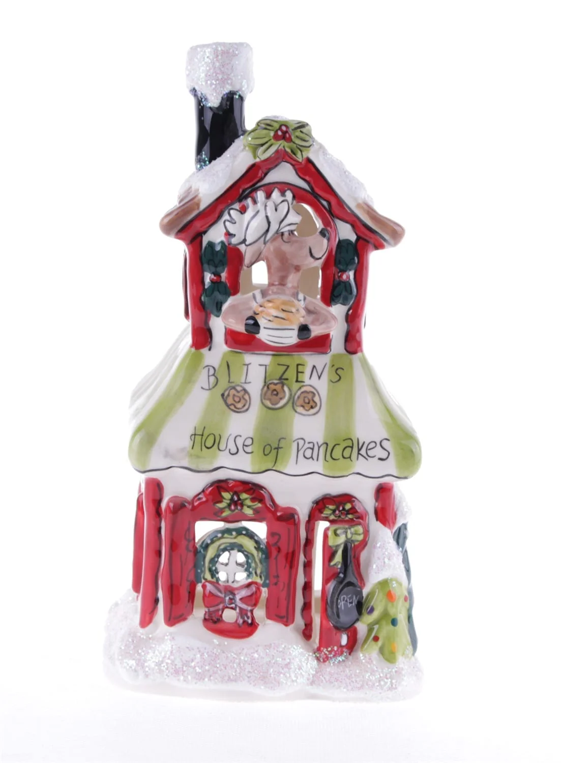 ReindeerVille - Blitzen's House Of Pancakes Candle House - Image 3