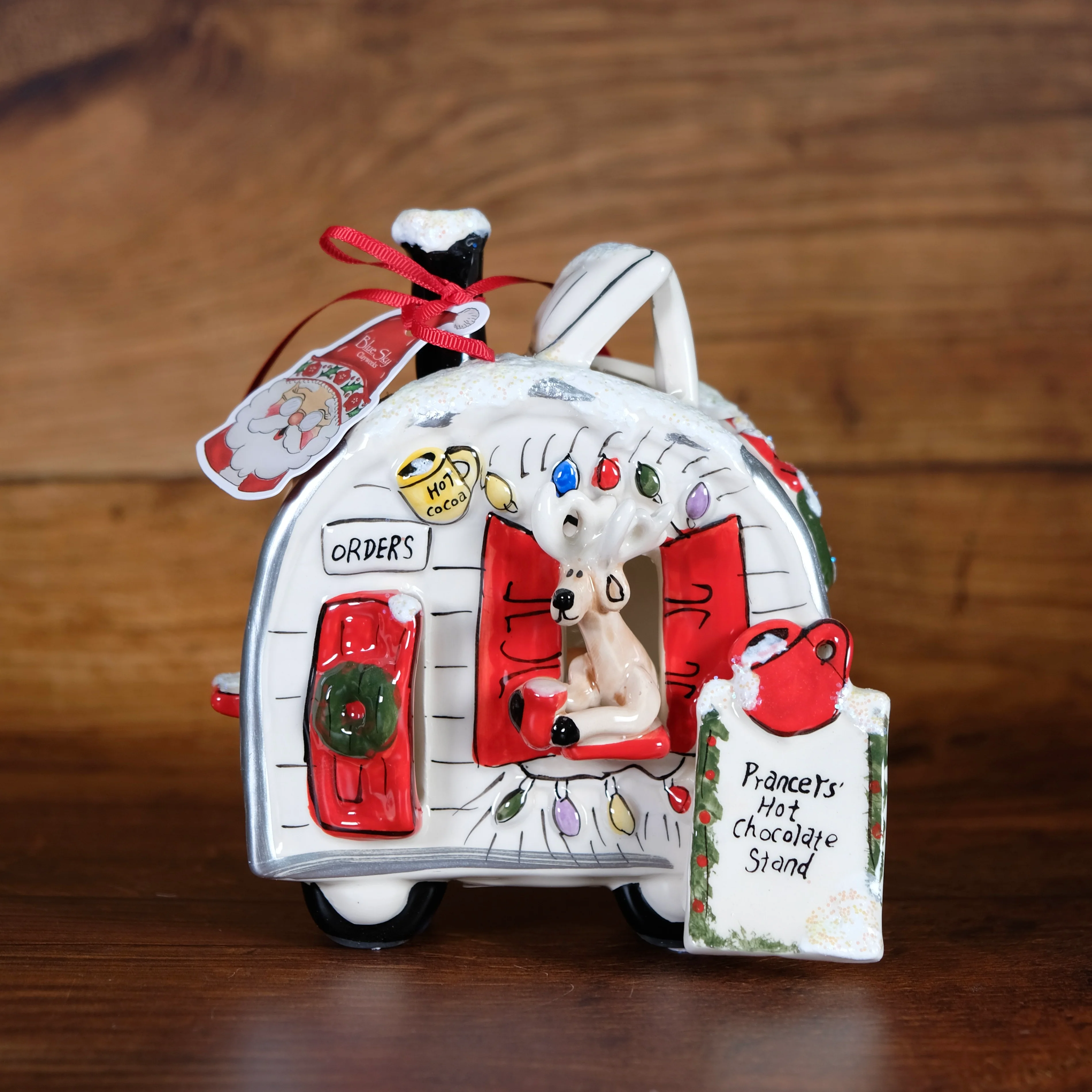 ReindeerVille - Prancer's Hot Chocolate Stand Candle House