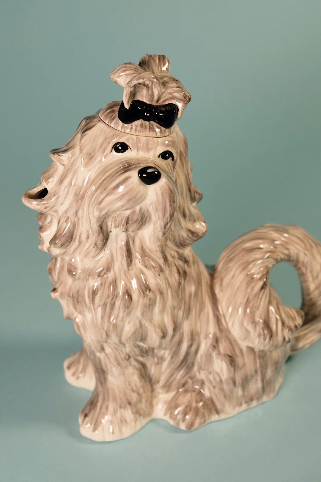 Shiz Tzu Teapot - Black & White - Image 7