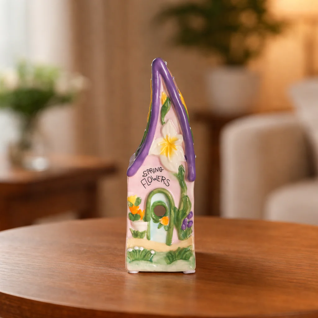 Spring Flowers Candle House - Image 2