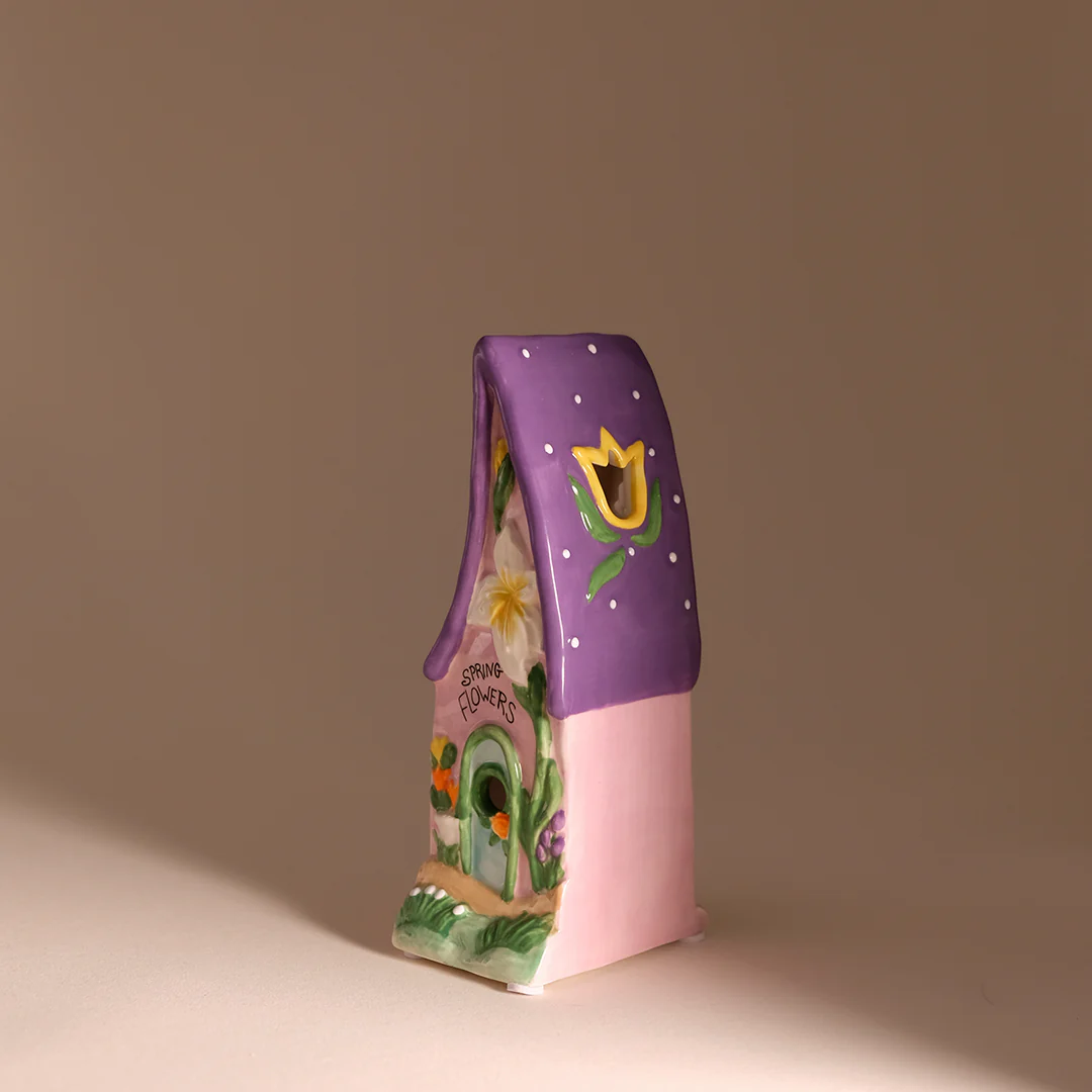 Spring Flowers Candle House - Image 3