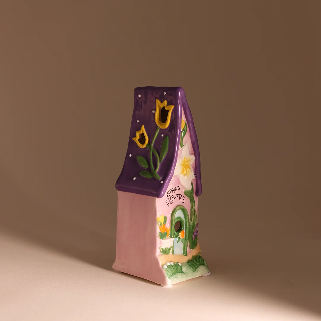 Spring Flowers Candle House - Image 5