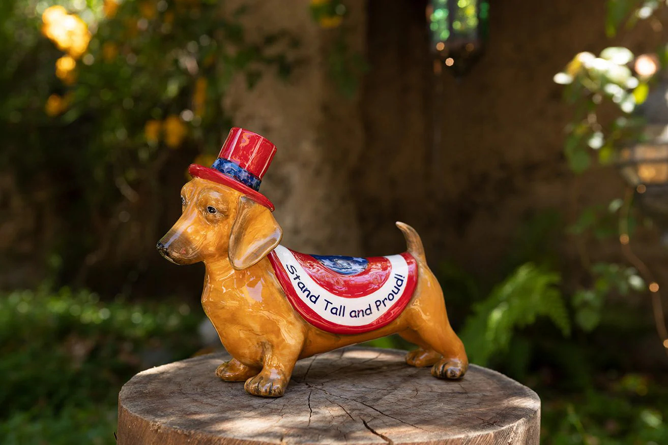 Stand Tall Dachshund Figurine - Image 2