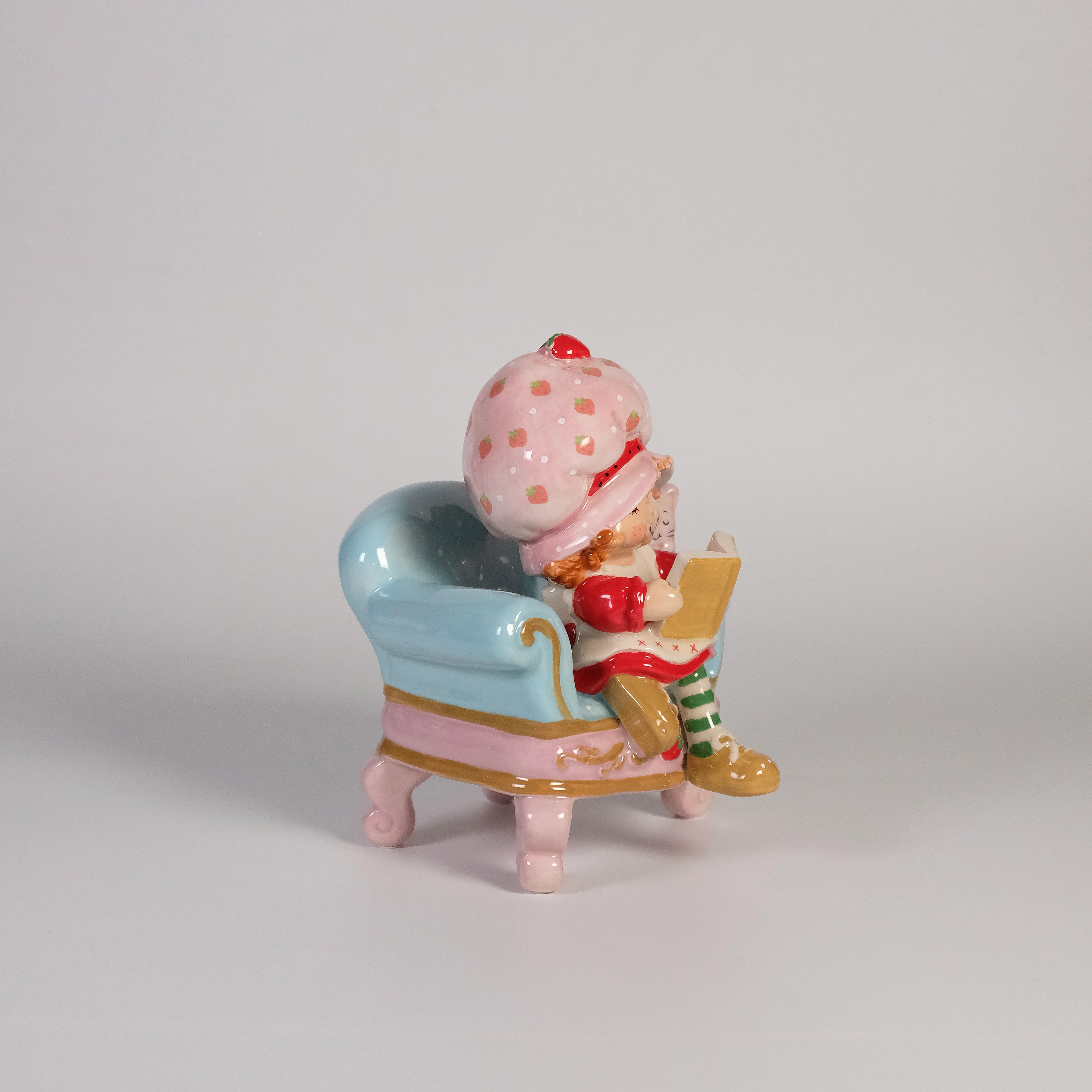 Strawberry Book Nook Figurine - Image 5