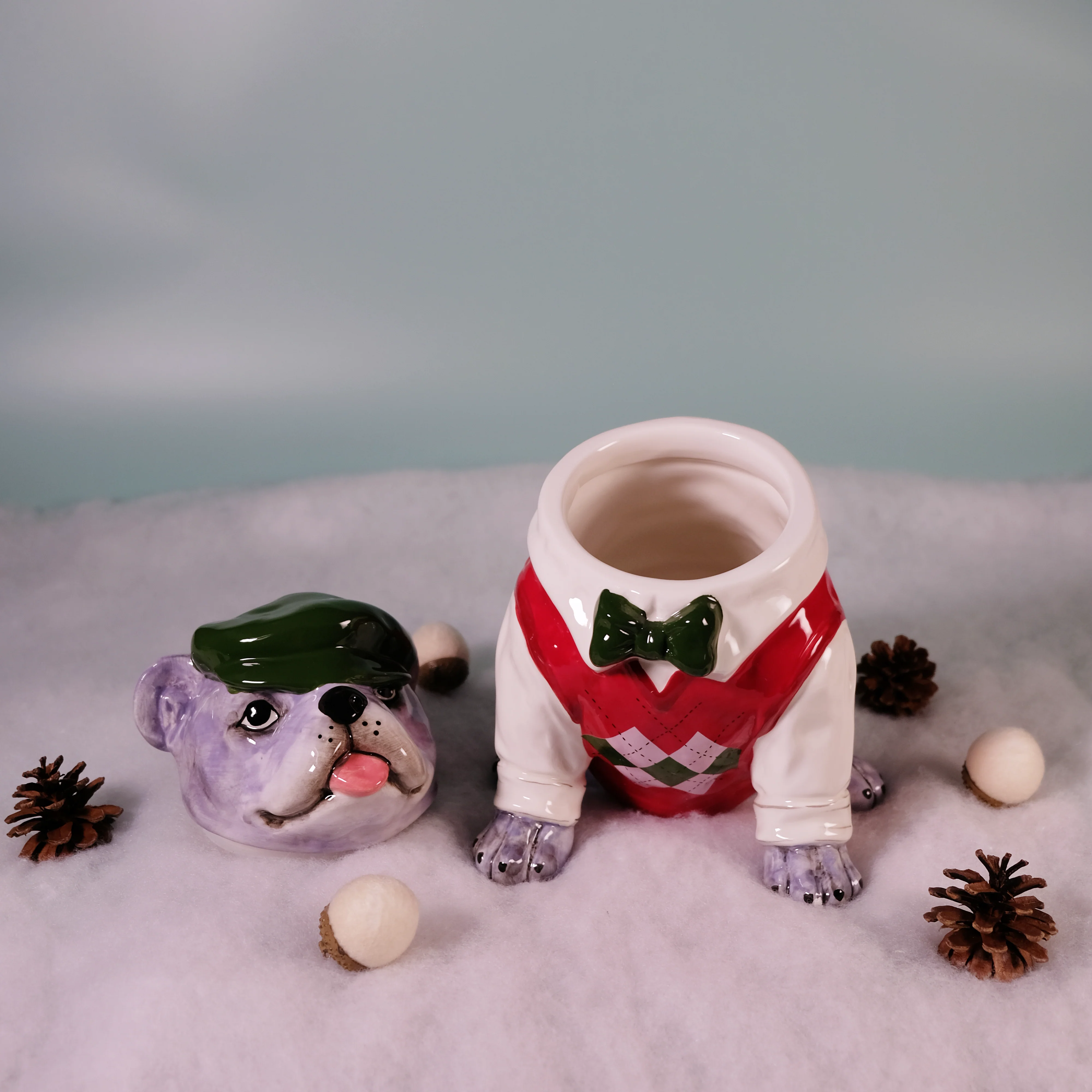 SWEATER DOG TREAT JAR - Image 7