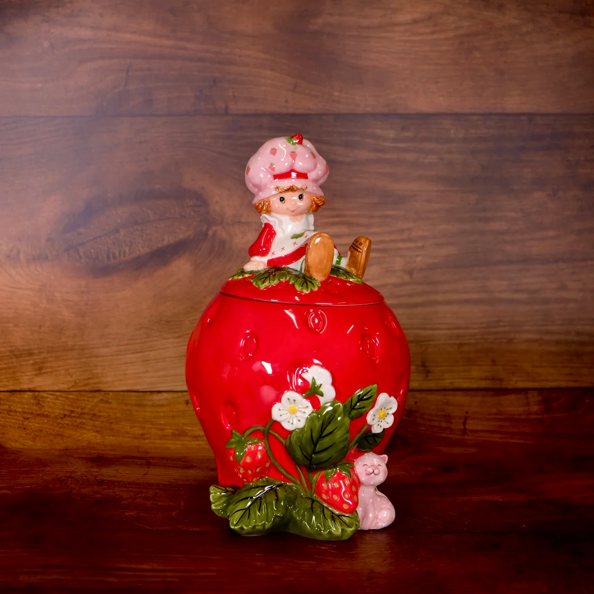 Sweet Strawberry Stash Cookie Jar