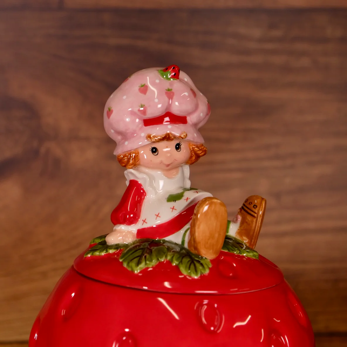 Sweet Strawberry Stash Cookie Jar - Image 5